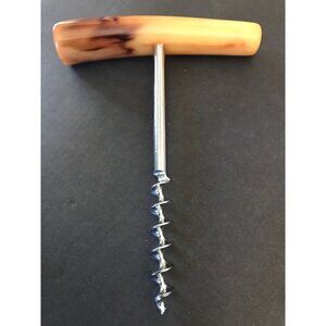 Vintage Polished Bone Handle Corkscrew